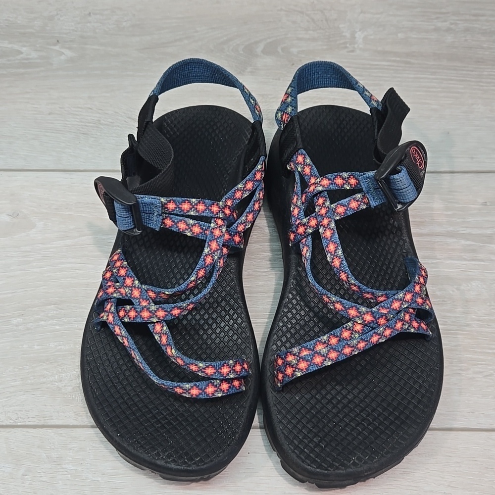 Chaco Women Outdoor Hikinig Vibram Sandals Shoes Sz 7 - Picture 3 of 11